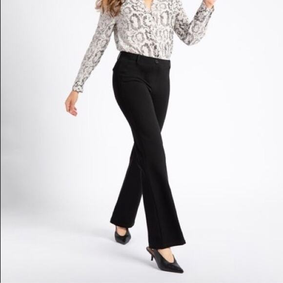 Betabrand Classic Dress Yoga Boot-Cut Pant W0104-BK Black Small S-Petite - Picture 4 of 16